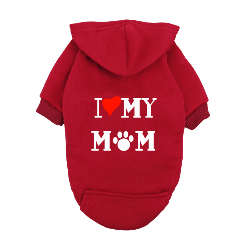 Plant Parent Hoodie - I Love My Mom Hunde-Kapuzenpullover –