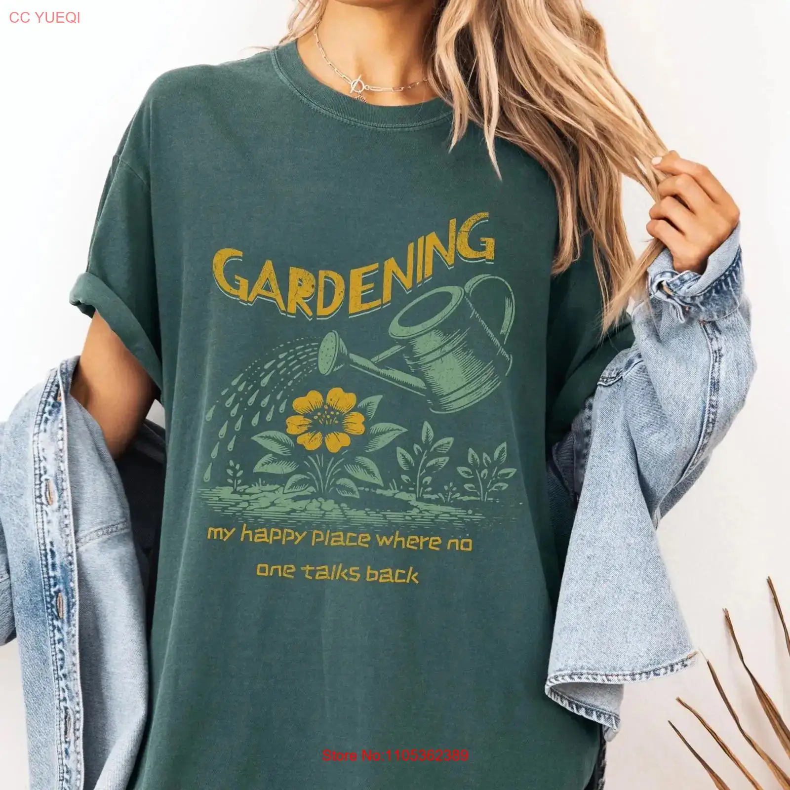 Plant Parent Quotes - Lustiges Garten-T-Shirt im Vintage-Stil für Gartenliebhaberinnen,