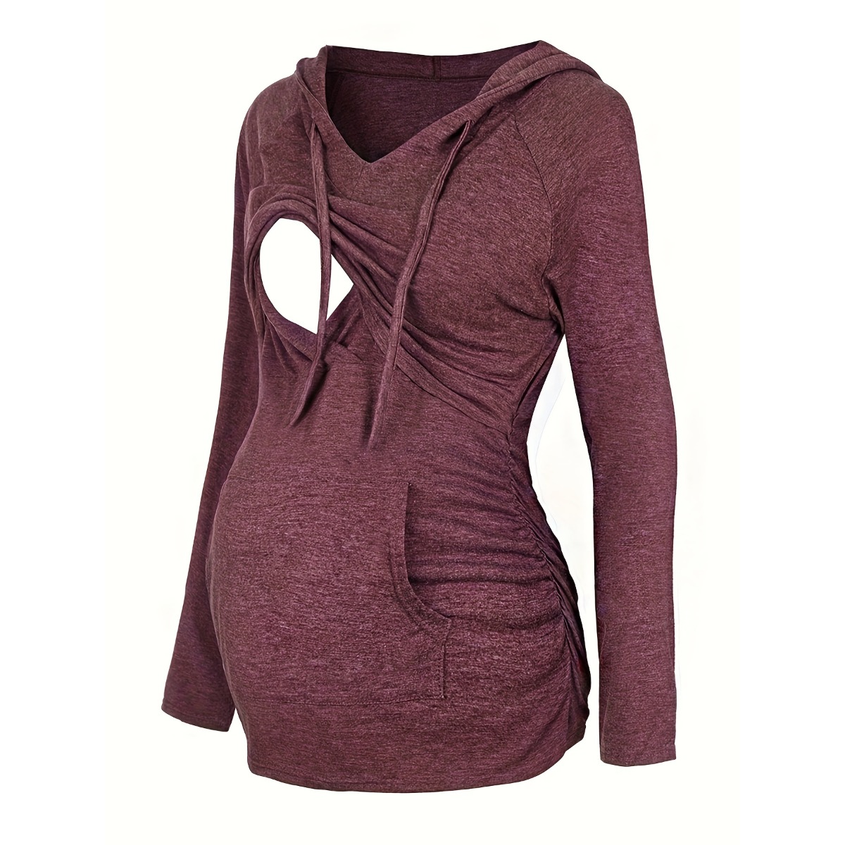 Plant Parent Hoodie - Umstandshoodie für Frauen, Still-Sweatshirt mit Taschen,
