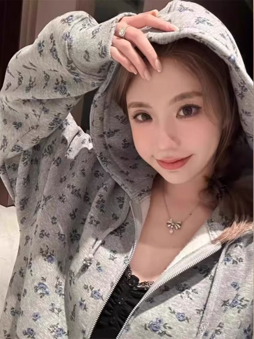 Plant Parent Hoodie - Koreanische Süße College Frauen Sweatshirt Nette